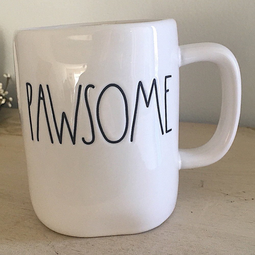 Rae Dunn Pawsome coffee mug NWT